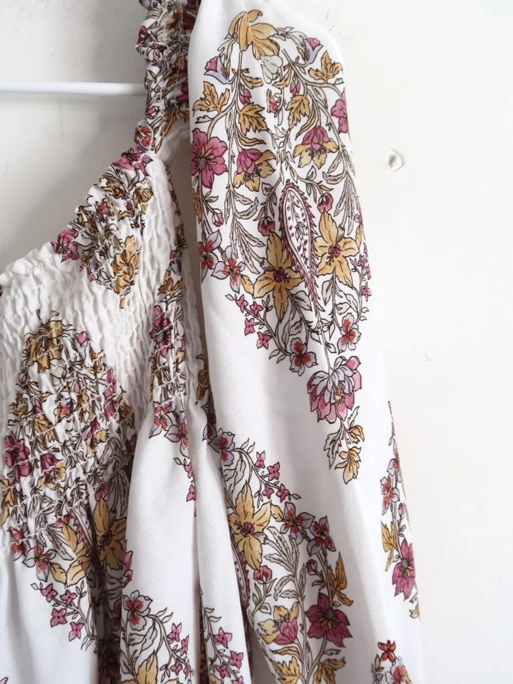 Show Me Your Mumu Shirred Top - Size Small